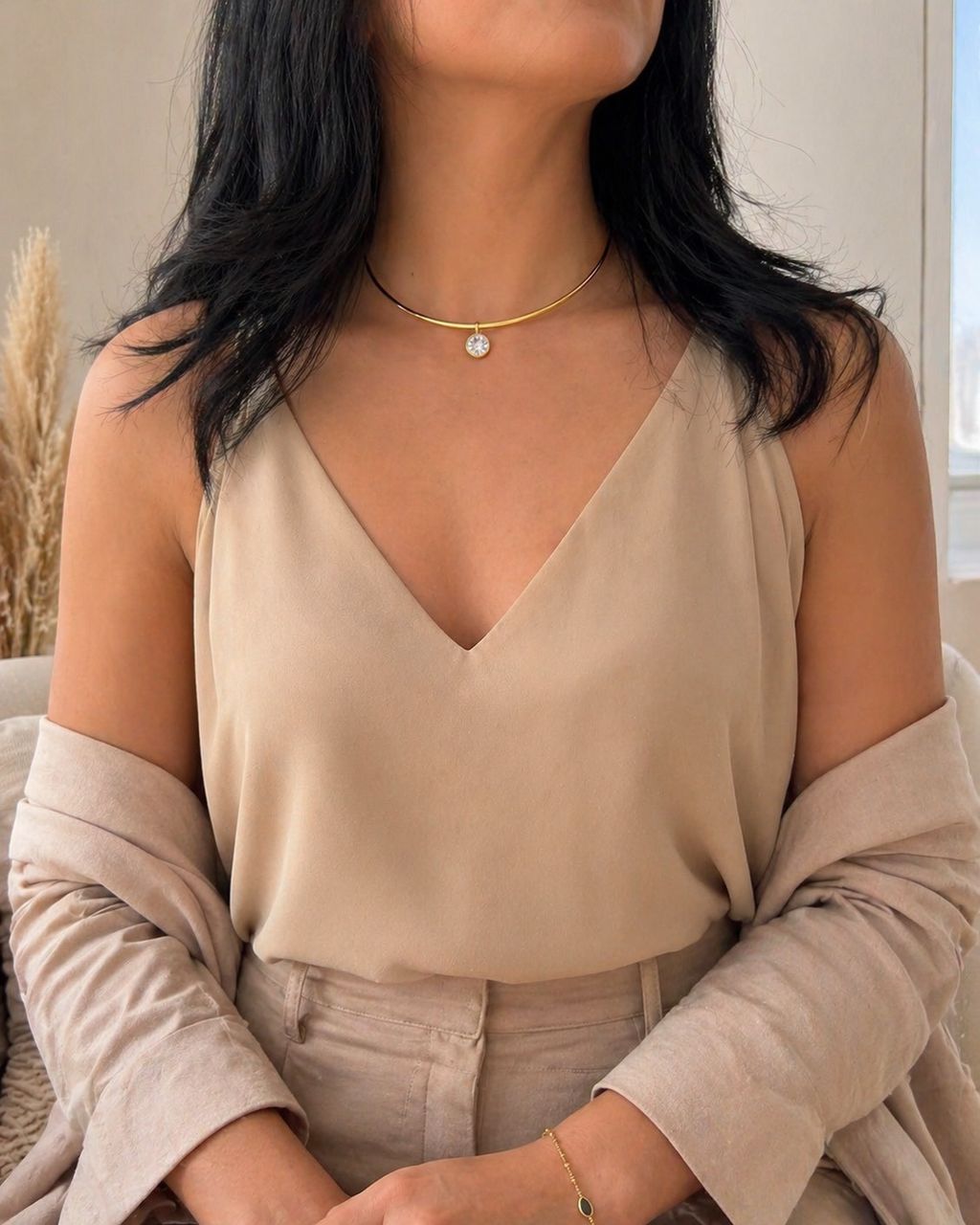 Pendant Choker Necklace