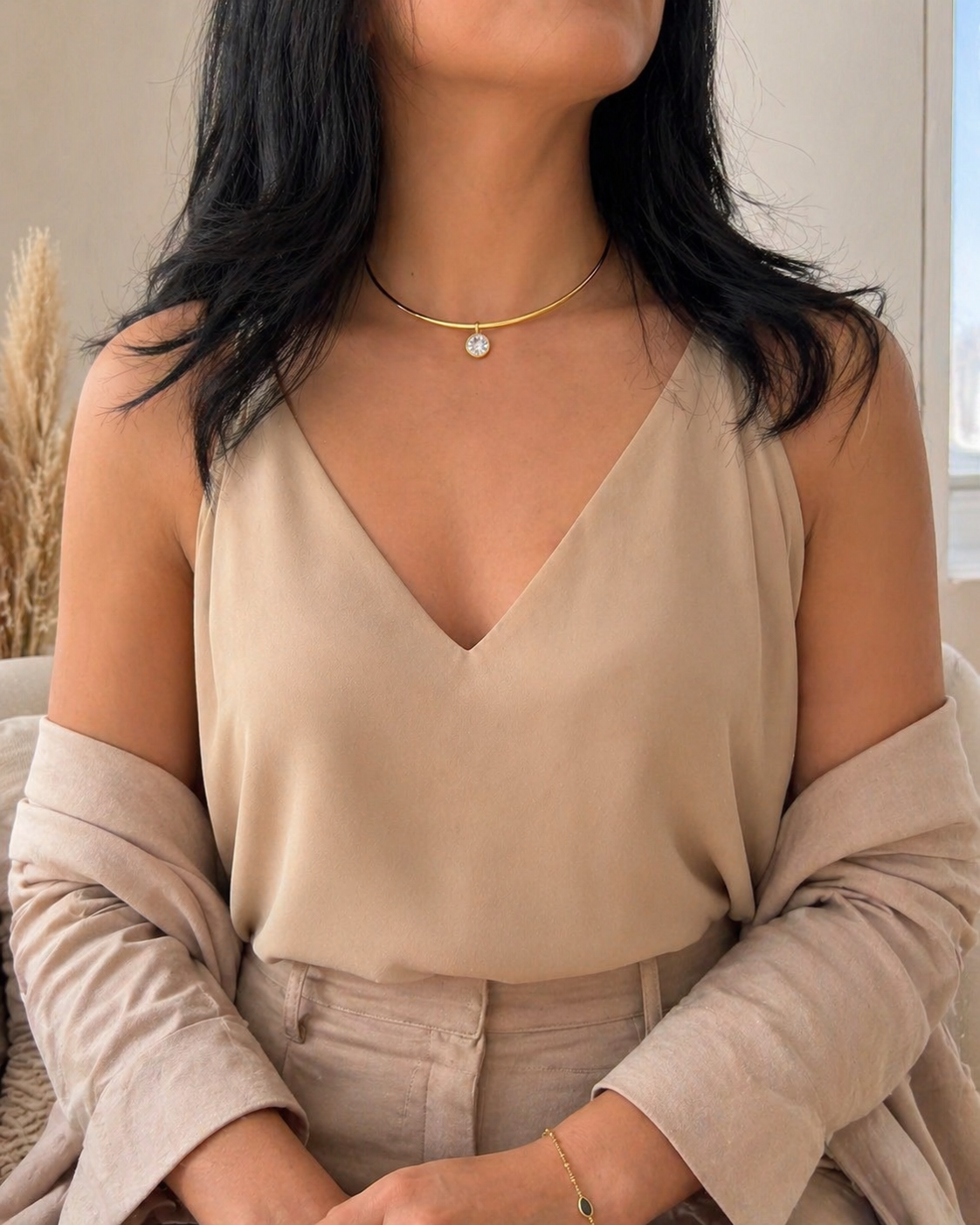 Pendant Choker Necklace