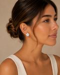 Pearl Fleur Stud Earrings