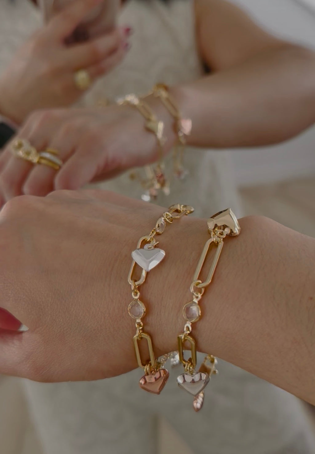 Bracelet Amour Tricolor